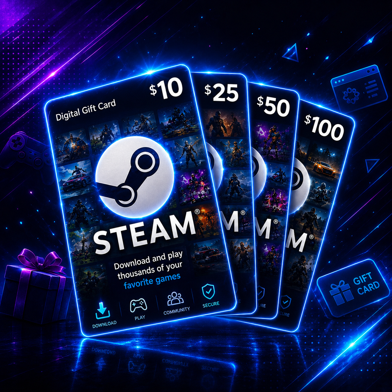 Steam Gift card